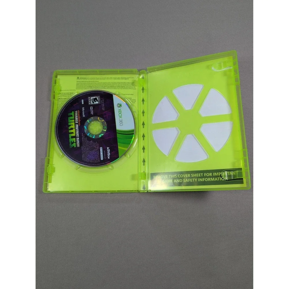 Activision Nickelodeon Teenage Mutant Ninja Turtles Xbox 360 No Manual